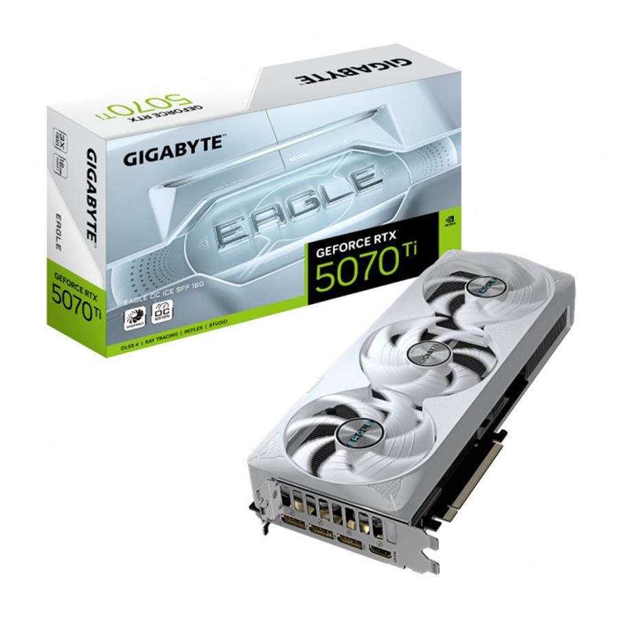PLACA DE VIDEO GIGABYTE RTX 5070TI EAGLE OC ICE 16GB