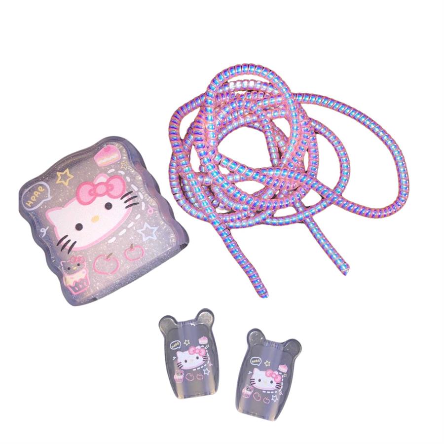 PROTECTOR DE CABLE CARGADOR - HELLO KITTY