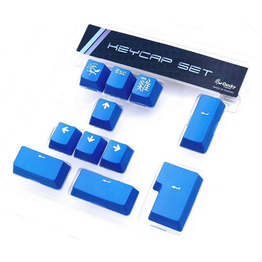 SET DE 11 KEYCAPS TECLADO DUCKY CHANNEL PBT - OCEAN BLUE