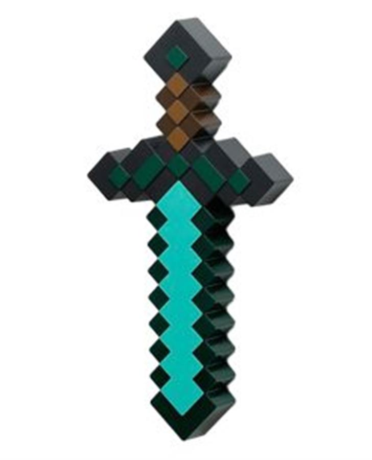 PALADONE MINECRAFT LAMPARA ESPADA DIAMANTE LUZ LED