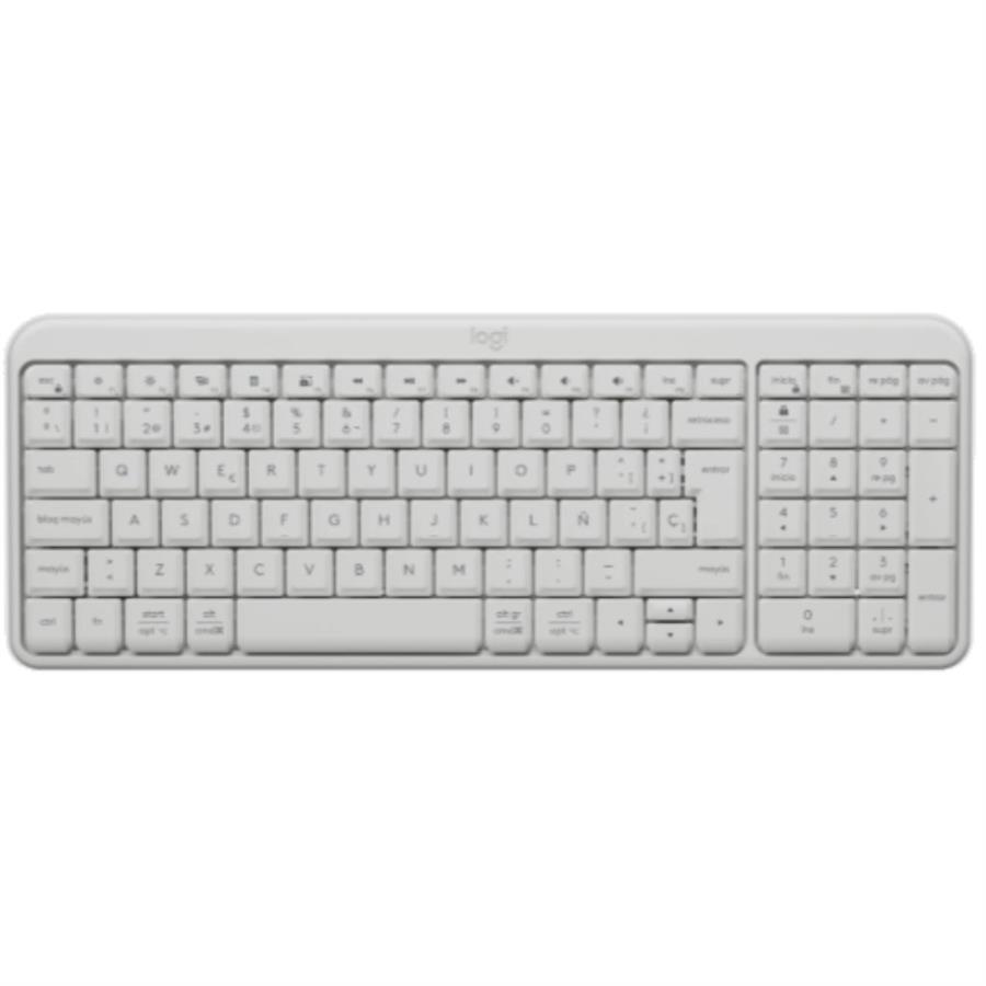 TECLADO LOGITECH COMPACT K250 BLUETOOTH WIRELESS - BLANCO