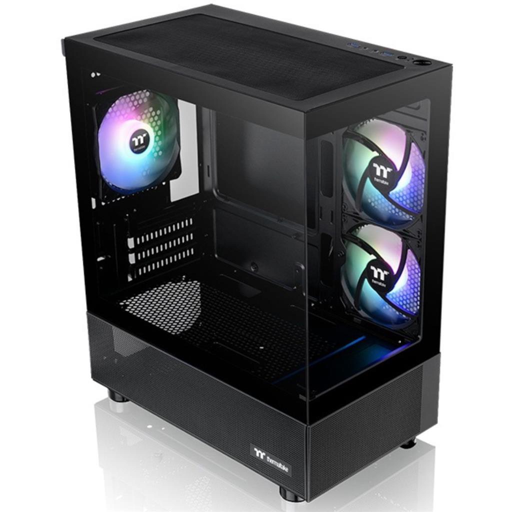 GABINETE THERMALTAKE VIEW 170 TG ARGB BLACK TEMPERED GLASS