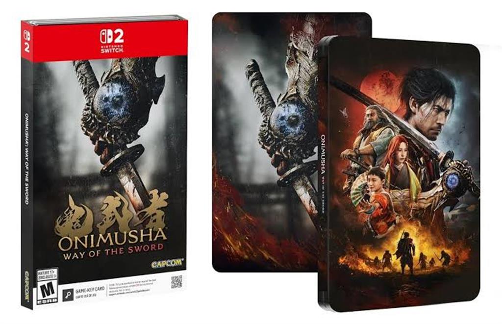 ONIMUSHA WAY OF THE SWORD STEELBOOK EDITION - NINTENDO SWITCH 2 FISICO