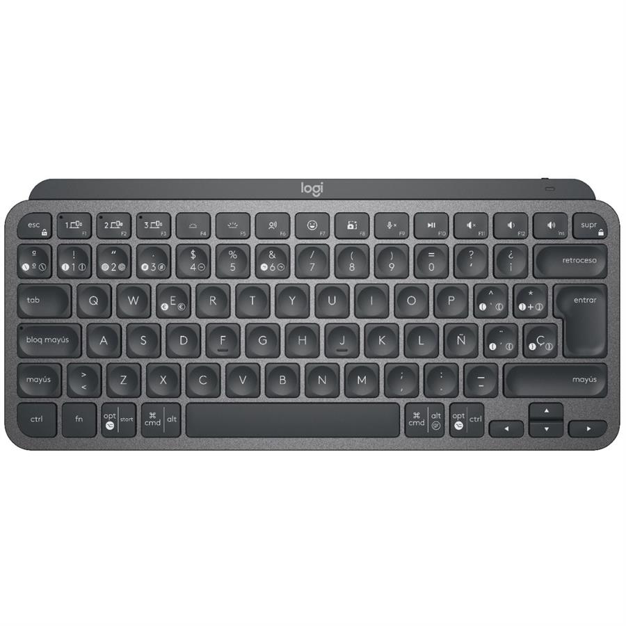 TECLADO LOGITECH WIRELESS MX KEYS MINI RETROILUMINADO - GRAFITO