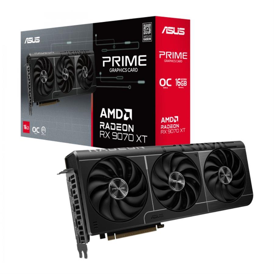 PLACA DE VIDEO ASUS PRIME RX 9070XT O16G