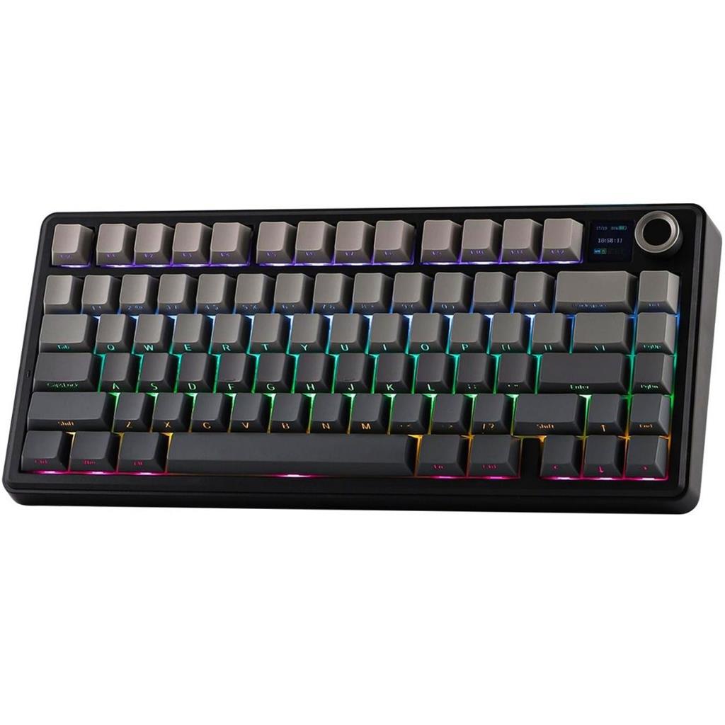 TECLADO WIRELESS AULA F75 MAX - BLACK DEGRADE