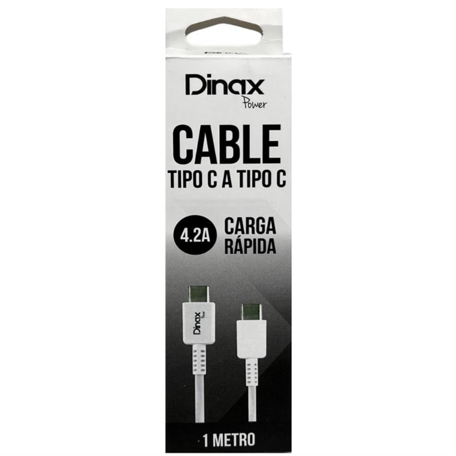 CABLE CARGADOR DINAX TIPO C A TIPO C 1 METRO - DXTCCABTC