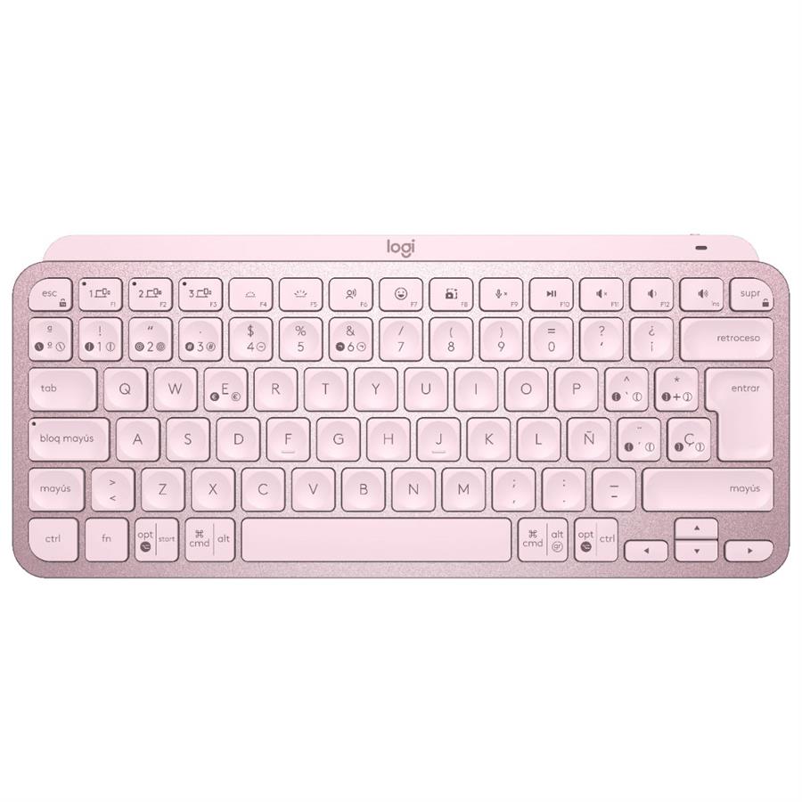 TECLADO LOGITECH WIRELESS MX KEYS MINI RETROILUMINADO - ROSE
