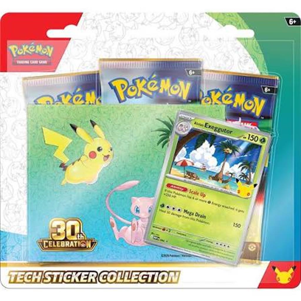 POKEMON TCG 30TH ANIVERSARIO TECH STICKER  COLLECTION - ENG