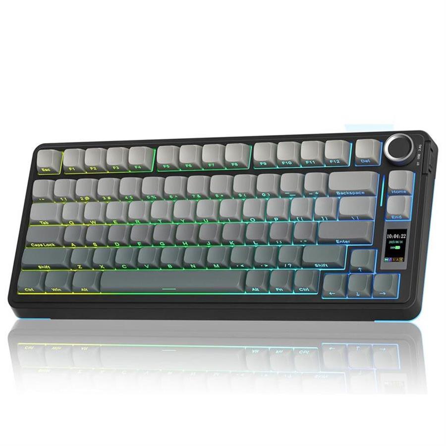 TECLADO AULA S75 PRO BLACK DEGRADÉ WIRELESS 75% RGB SW SEIYA