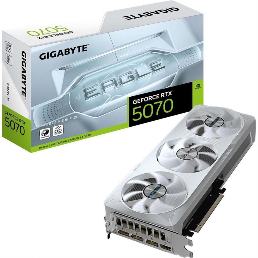 PLACA DE VIDEO GIGABYTE RTX 5070 EAGLE OC ICE 12GB