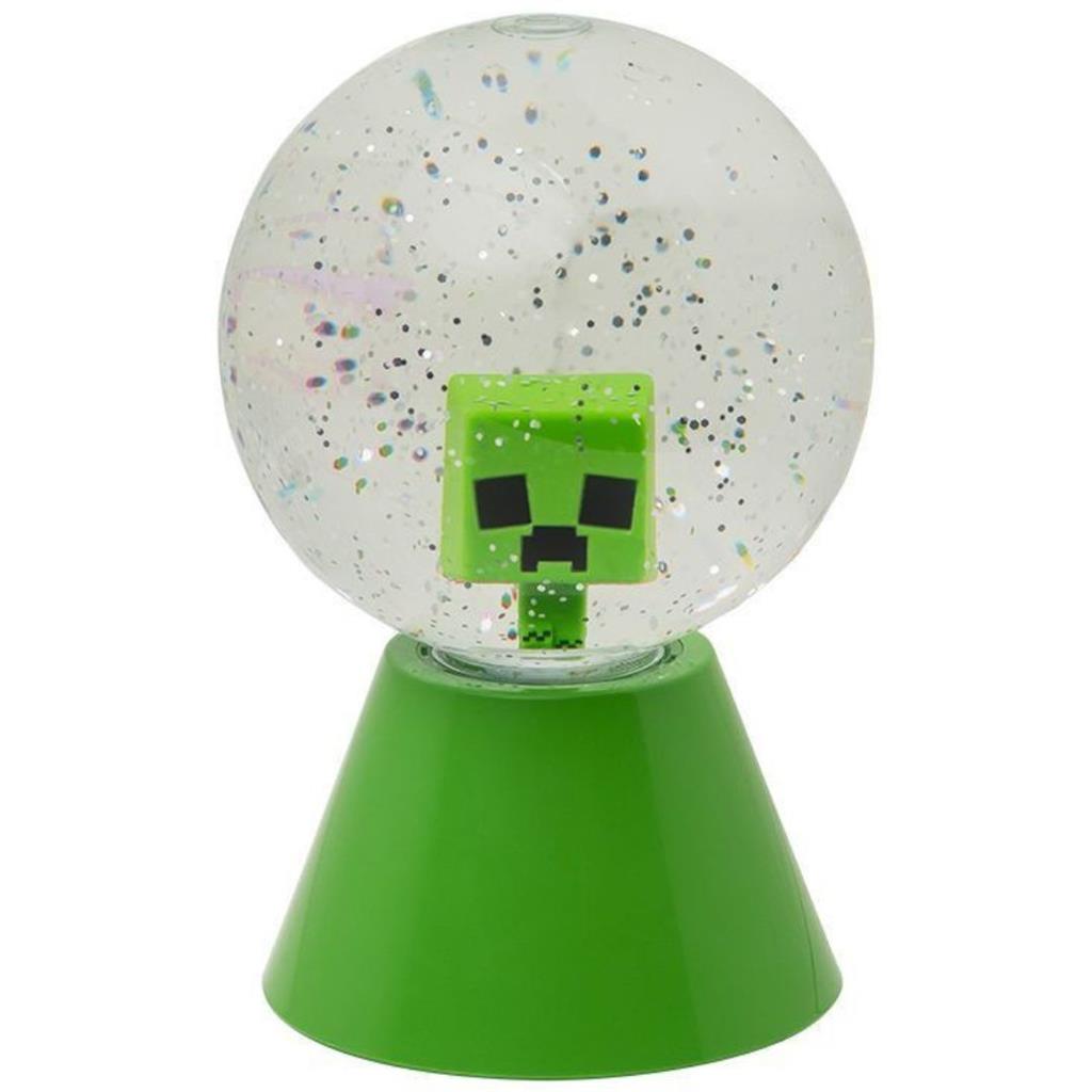LAMPARA PALADONE LAMP MINECRAFT CREEPER GLITTER BALL