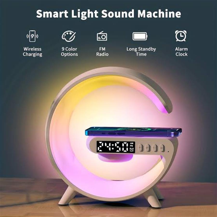 LAMPARA DE MESA RGB SMART LIGHT SOUND MACHINE G63