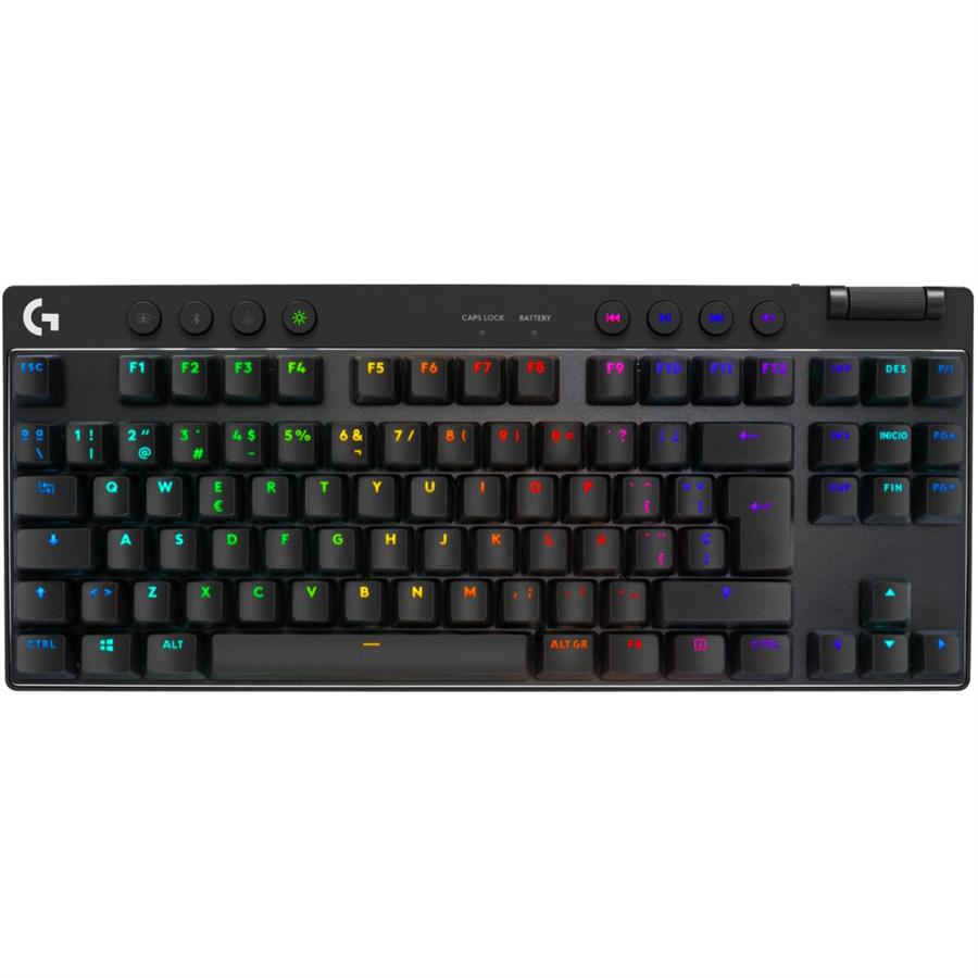 TECLADO LOGITECH PRO X TKL LIGHTSPEED - BLACK