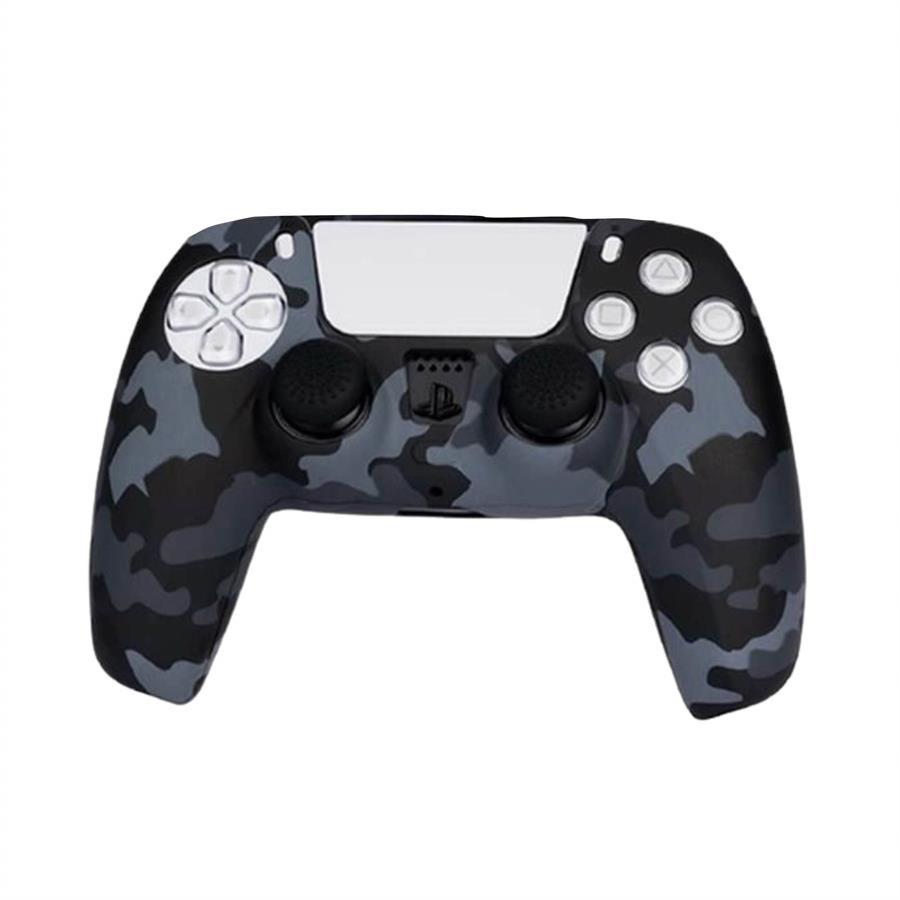 Duplicado - FUNDA SILICONA DUALSENSE CAMUFLADO GRIS