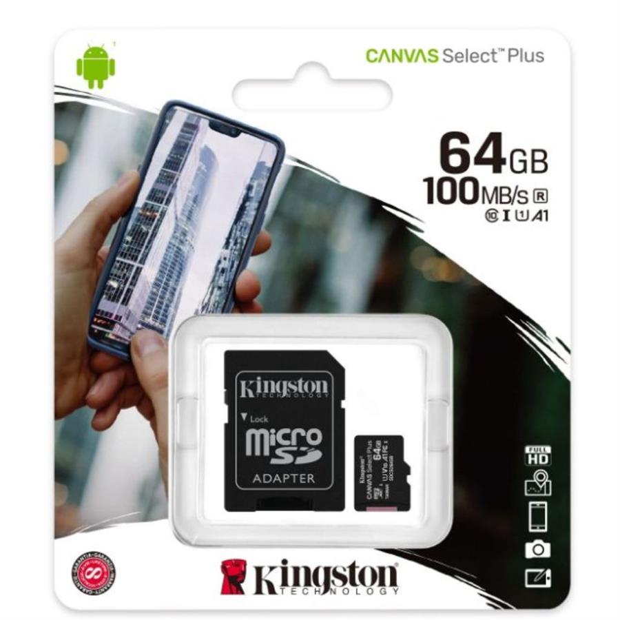 MEMORIA MICROSD KINGSTON CANVAS - 64GB