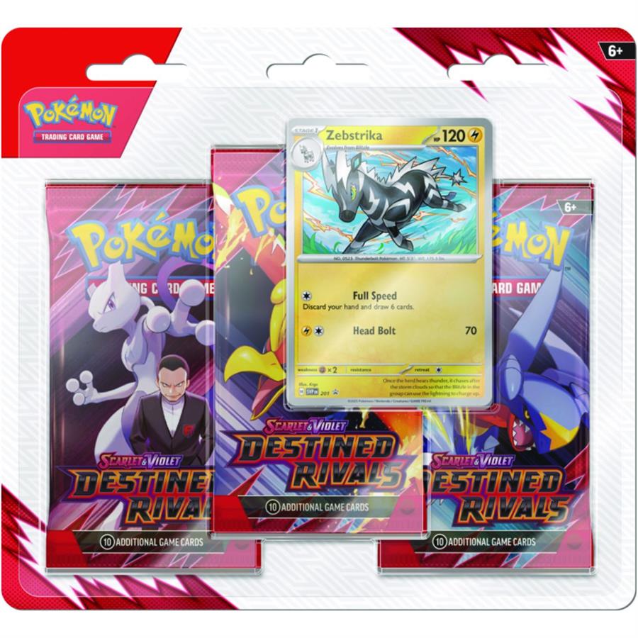 POKEMON TCG DESTINED RIVALS 3 PACK BLISTER