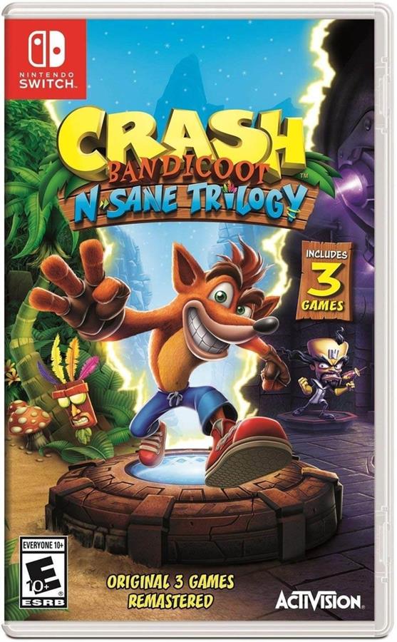 CRASH BANDICOOT N SANE TRILOGY - NINTENDO SWITCH FISICO SEMINUEVO