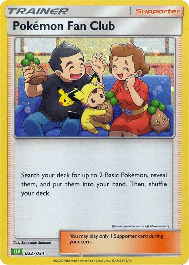 CARTA POKEMON FAN CLUB - CLASSIC COLLECTION