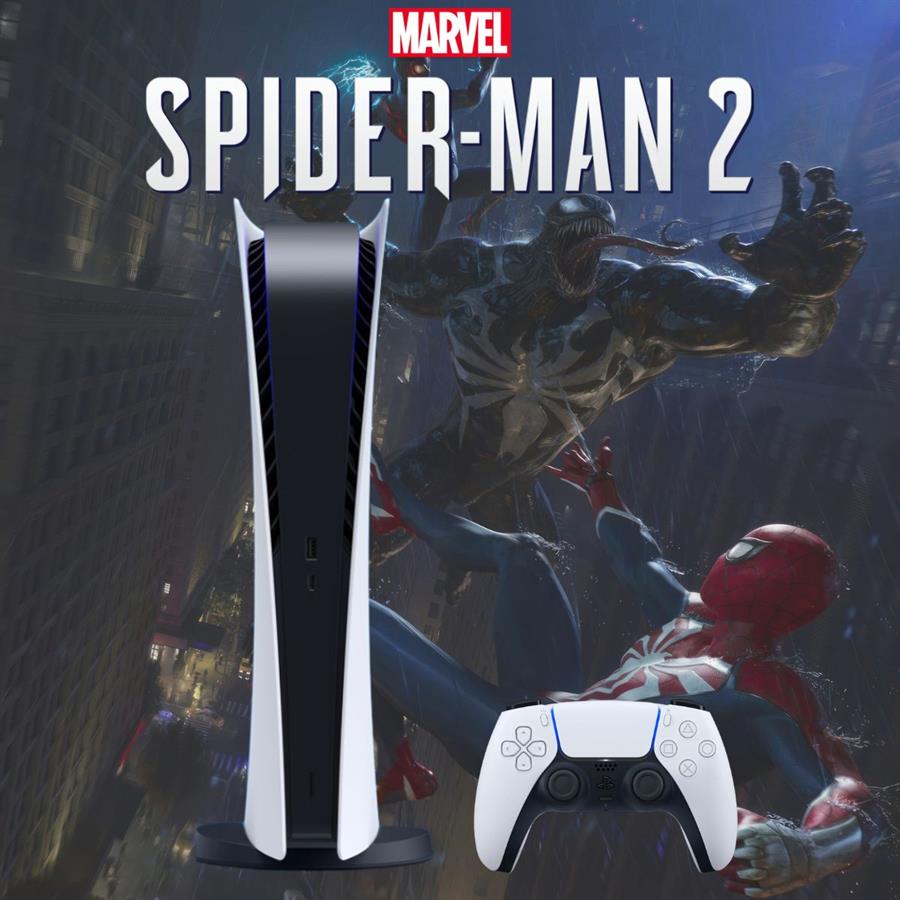 CONSOLA PS5 DIGITAL + SPIDER-MAN 2 DIGITAL